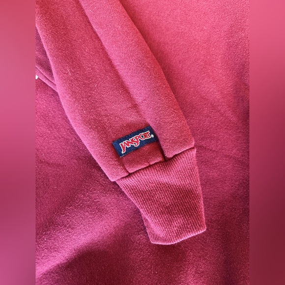 Vintage JanSport XL Red Illinois State University Crewneck Pullover Sweatshirt - Picture 9 of 12